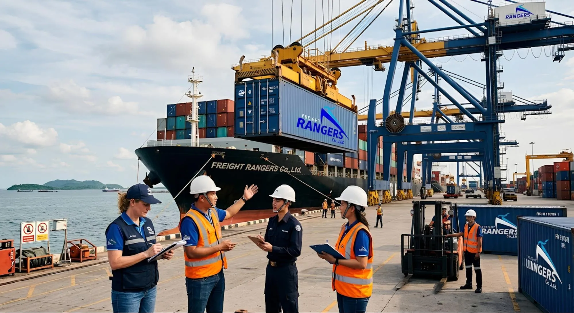 บริการ Cargo Forwarder ขนส่งสินค้าระหว่างประเทศ Freight Rangers Bangkok